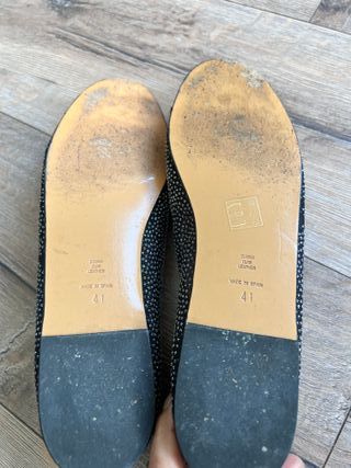 Bailarinas Pretty Ballerinas Negras y Plateadas