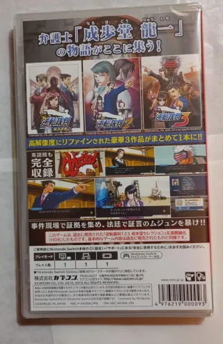 Phoenix Wright Ace Attorney Trilogy Switch nuevo