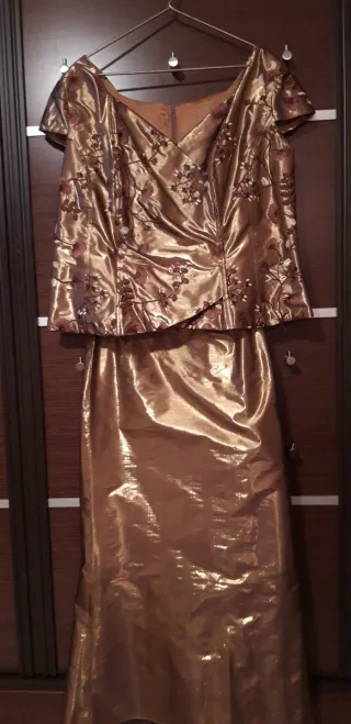 Conjunto 3 piezas seda fiesta talla 52