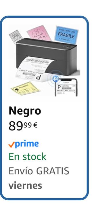 Impresora de etiquetas Phomemo. modelo PM-241-BT