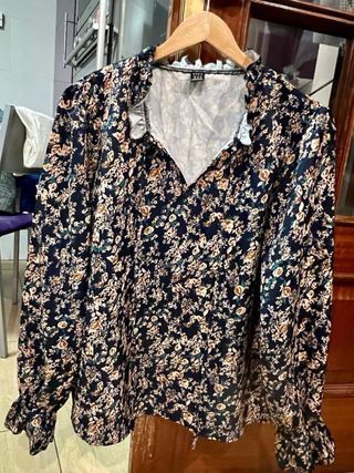 Camisa SHEIN Talla XL Estampado Floral