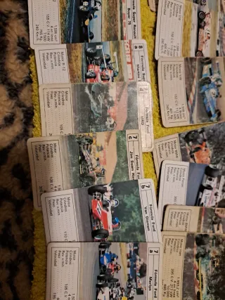 Cartas Coches Fórmula 1