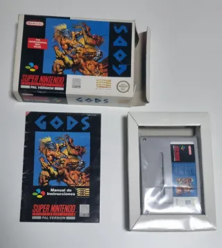 🇪🇸 GODS Super Nintendo snes supernes nes
