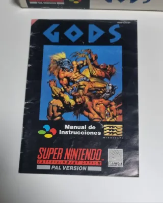 🇪🇸 GODS Super Nintendo snes supernes nes