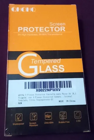 Protettivi schermo QHOHQ per iPhone 16 (3+3)