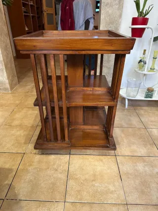 Librero giratorio madera teka Banak