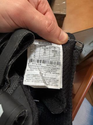 Scarpe ciclismo Btwin nere velcro