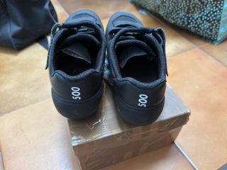 Scarpe ciclismo Btwin nere velcro