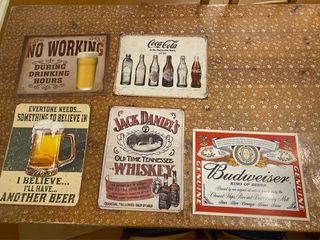 Targhe Metalliche Decorative Vintage Birra