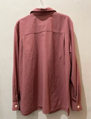 Camicia vintage a quadretti rossi e bianchi