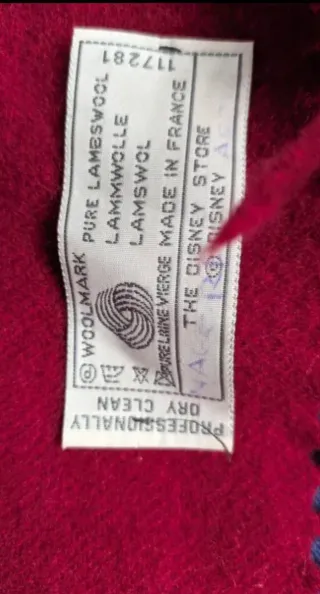 Bufanda Mickey Mouse granate