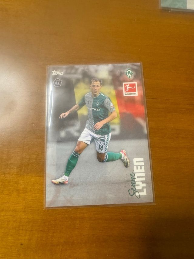 Card Topps RC Bundesliga senne lynen wender brema