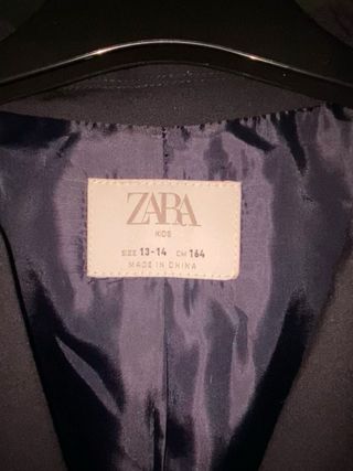 Chaqueta americana para niño Talla 13/14.