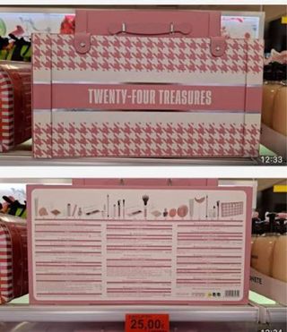 Calendario Maquillaje Mercadona 24 Tesoros