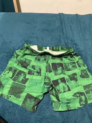 Bañador Lacoste Verde Estampado