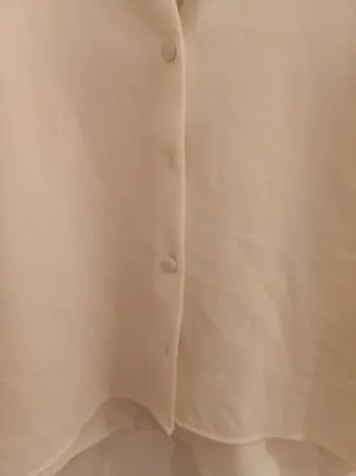 Camisa Zara mujer blanca