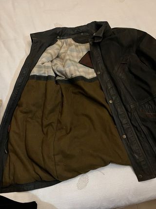 Chaqueta Lottusse Piel Marrón/Verdosa