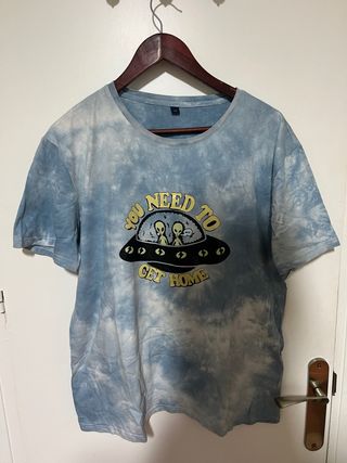 Camiseta Tie-Dye XL Alien UFO