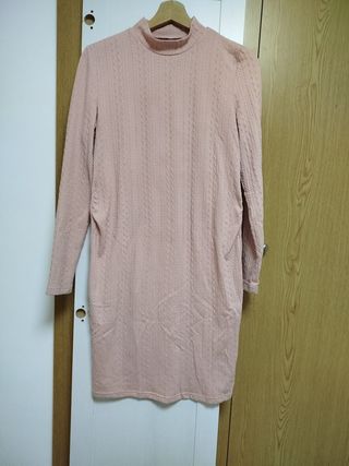 Vestido premamá rosa talla M