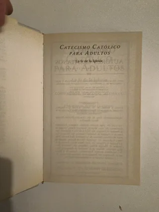 Catecismo católico para adultos la fe de la iglesi