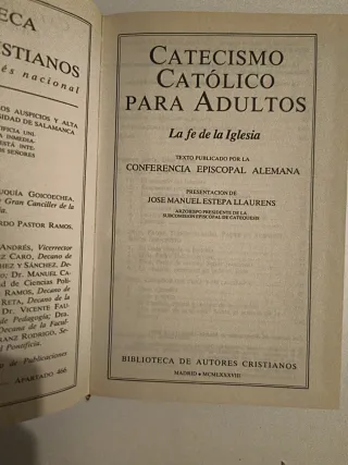 Catecismo católico para adultos la fe de la iglesi
