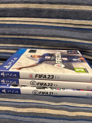 Pack FIFA 21, 22 y 23 PS4 (PlayStation 4) Poco uso