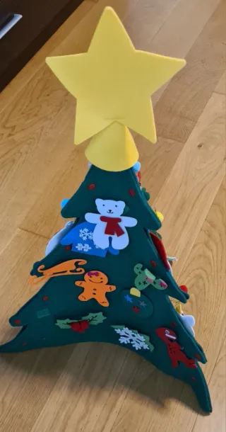 Árbol de Navidad Fieltro Decorado