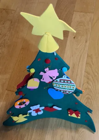Árbol de Navidad Fieltro Decorado