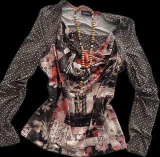 Top asimétrico manga larga Taifun