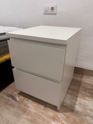 3 Comodini MALM bianco