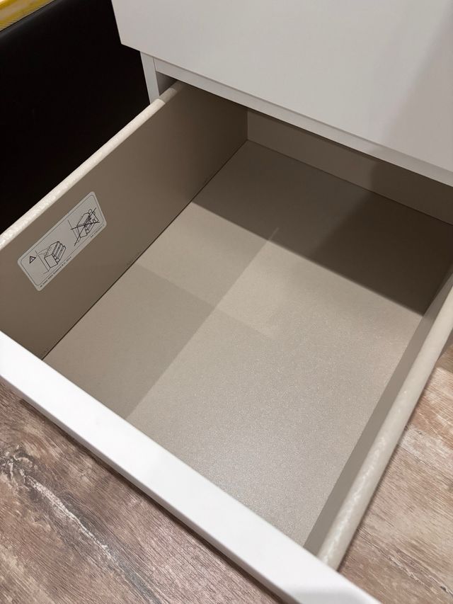 3 Comodini MALM bianco