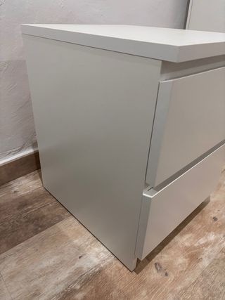 3 Comodini MALM bianco