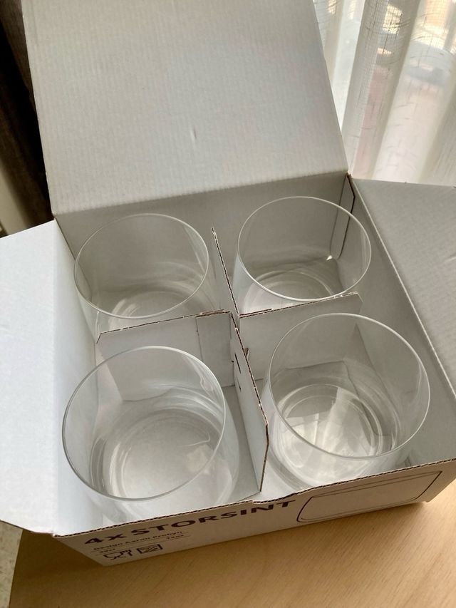 4 Copos STORSINT Ikea Cristal Design Aaron Probyn