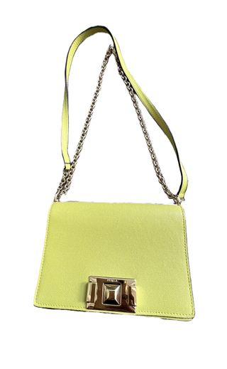 Bolso Furla verde y dorado