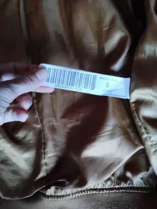 Chaqueta Bomber Ante Talla S