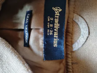 Chaqueta Bomber Ante Talla S