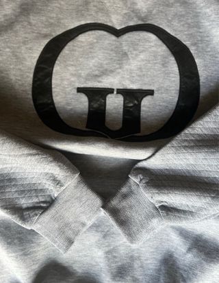 Sudadera Oversized Gris con Cremalleras (L)