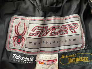 Pantalón Spyder Hombre Talla S - Negro/Rojo