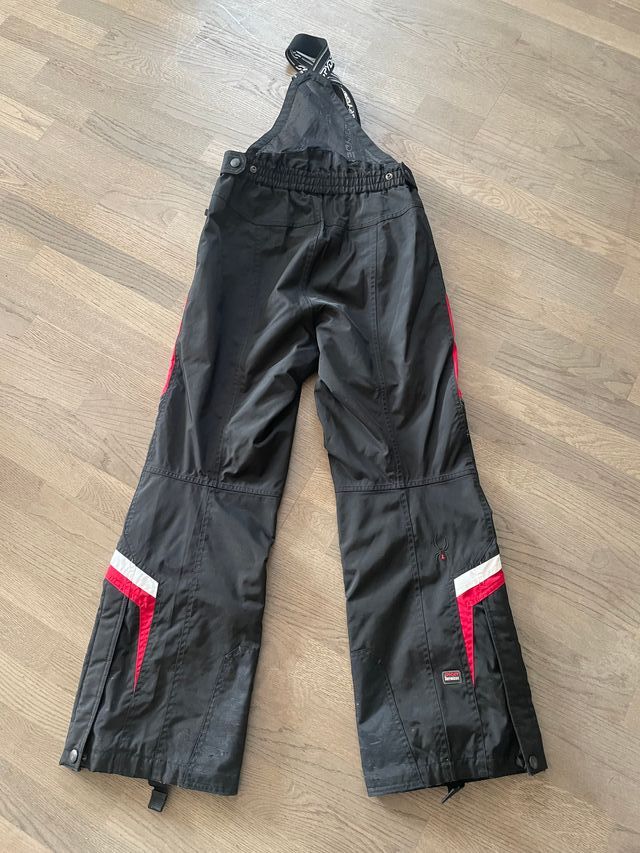 Pantalón Spyder Hombre Talla S - Negro/Rojo