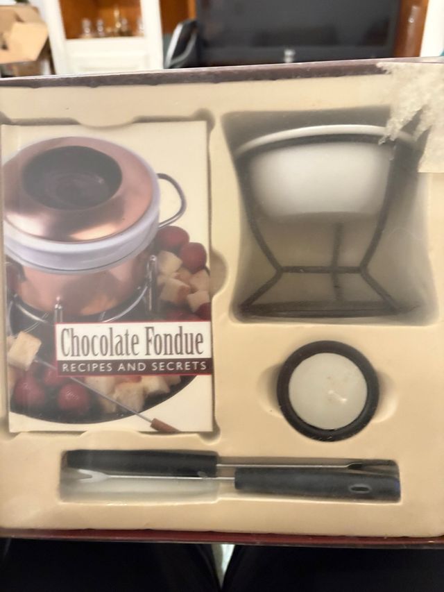 Set Mini Fondue Chocolate Cerámica