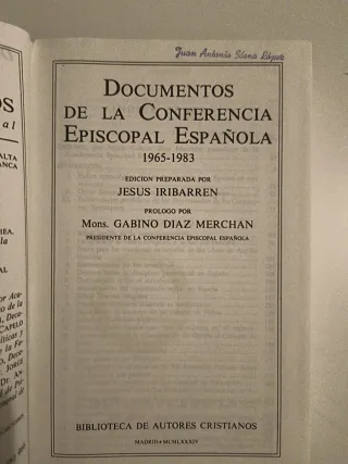 Documentos de la conferencia episcopal española