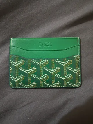 Portacarte Goyard Verde