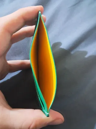 Portacarte Goyard Verde