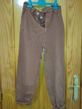 Pantalón mujer marrón