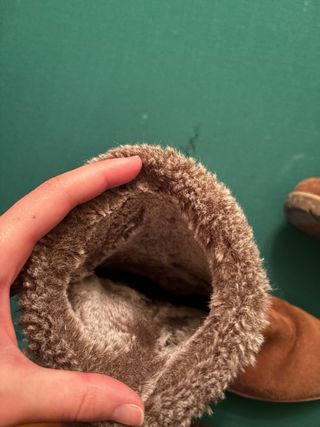 Botas de ante marrones Corte Inglés