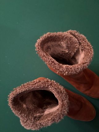 Botas de ante marrones Corte Inglés