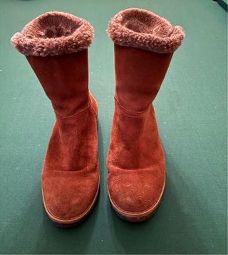 Botas de ante marrones Corte Inglés