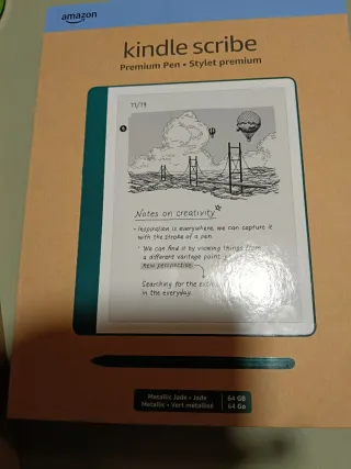 Kindle Scribe Premium Pen 64GB Verde Metálico