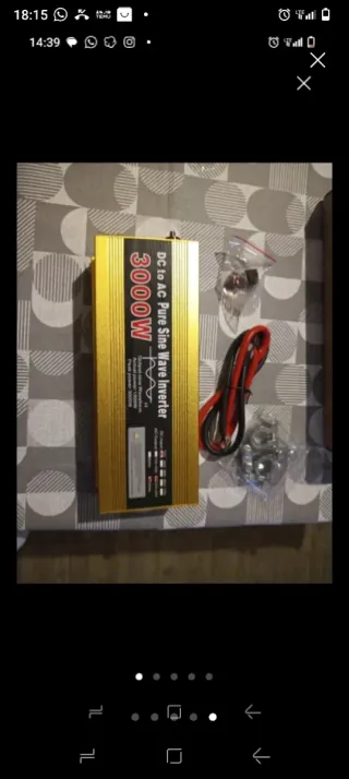 Inversor 3000W Onda Pura DC a AC