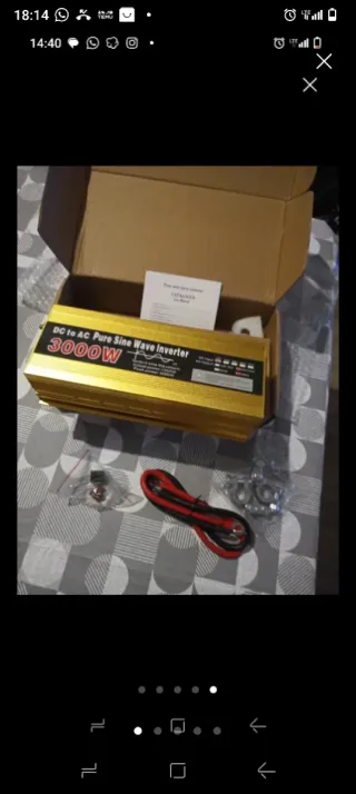 Inversor 3000W Onda Pura DC a AC